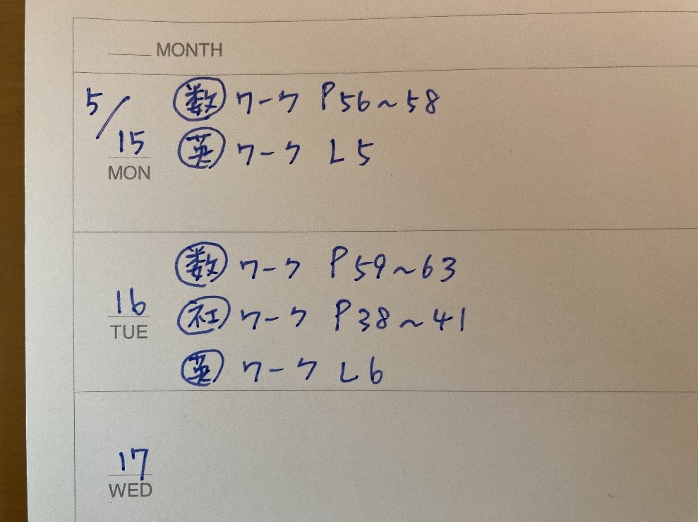 やったことノート 勉強したことを記録するメリット 結果が出る シンプルな勉強法 群馬県高崎市の家庭教師 牛込伸幸